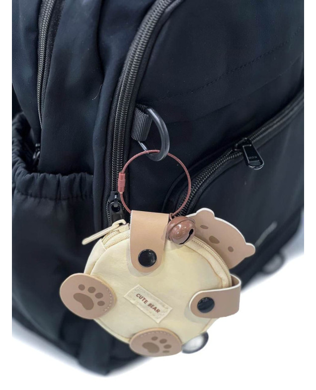 Рюкзак для дівчинки S472 текстиль чорний 42*28*15 Cute bear
