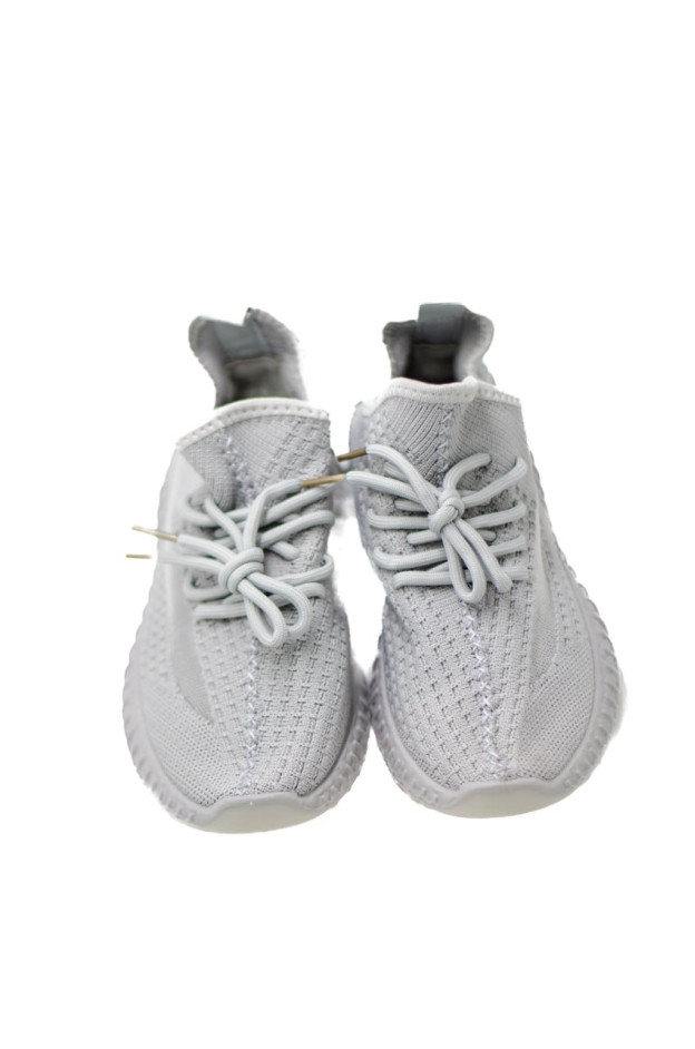 Кросівки для дівчинки або для хлопчика на літо 20-921 сітка сірий Yeezy 36(р) 