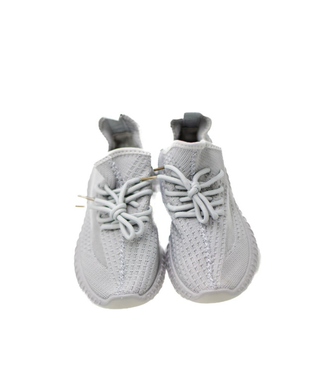 Кросівки для дівчинки або для хлопчика на літо 20-921 сітка сірий Yeezy 36(р) 
