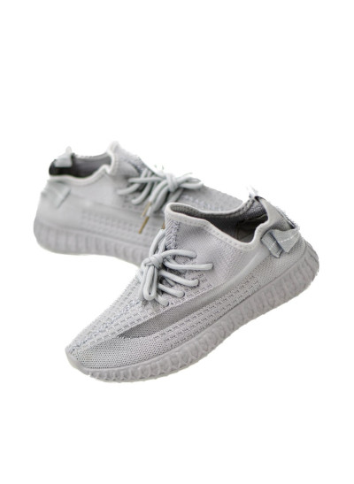 Кросівки для дівчинки або для хлопчика на літо 20-921 сітка сірий Yeezy 36(р) 