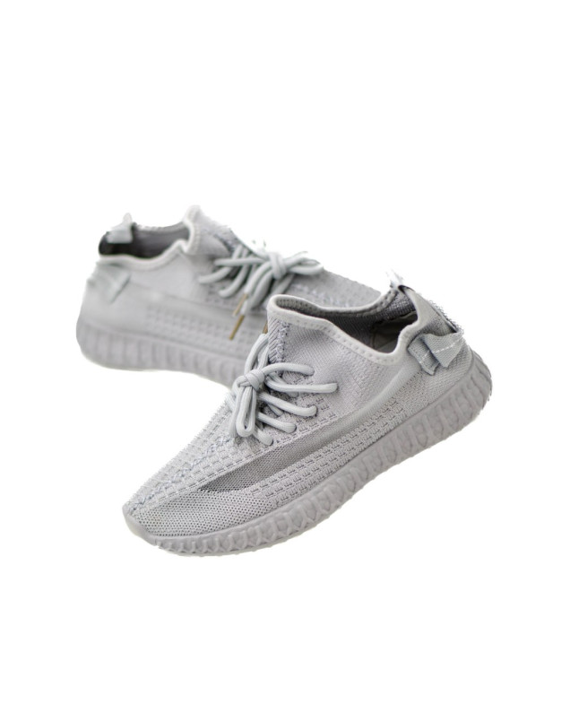 Кросівки для дівчинки або для хлопчика на літо 20-921 сітка сірий Yeezy 36(р) 