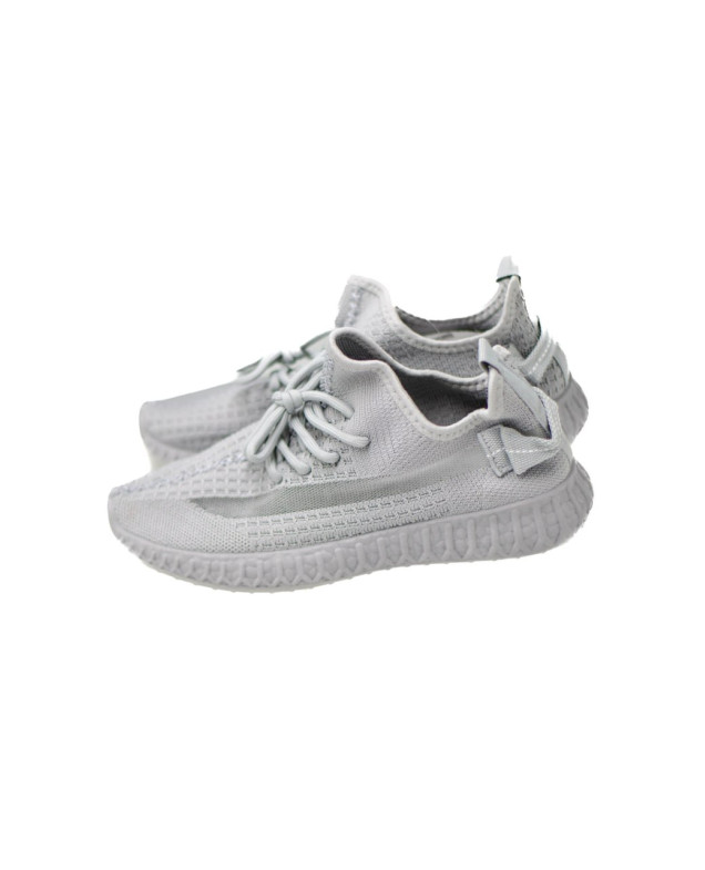 Кросівки для дівчинки або для хлопчика на літо 20-921 сітка сірий Yeezy 36(р) 