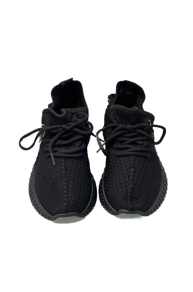 Кросівки для дівчинки або для хлопчика на літо 20-921 сітка чорний Yeezy 36(р) 