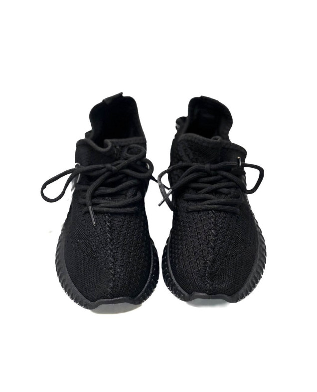 Кросівки для дівчинки або для хлопчика на літо 20-921 сітка чорний Yeezy 36(р) 