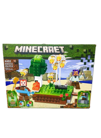 Конструктор для дітей 4402 Minecraft Садок 254+ел