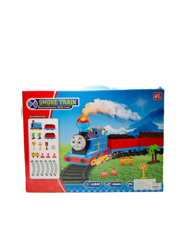 Залізна дорога для дітей 89010 Smoke Train колія-201см