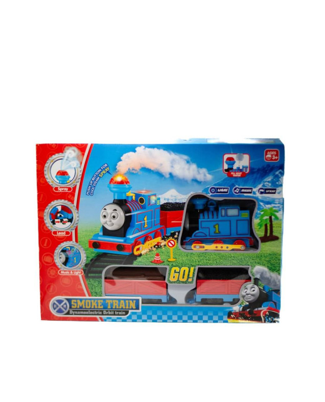 Залізна дорога для дітей 89010 Smoke Train колія-201см
