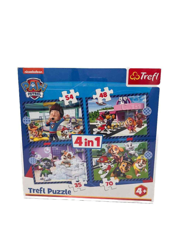 Пазл Trefi для дітей 34650 Щенячий патруль 4в1 команда