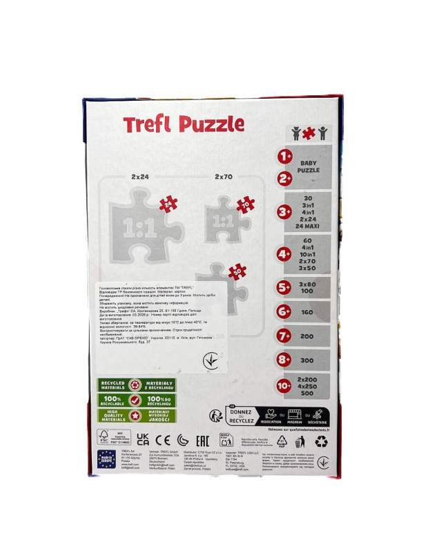 Пазл Trefi для дітей 34434 Щенячий патруль:Пригоди