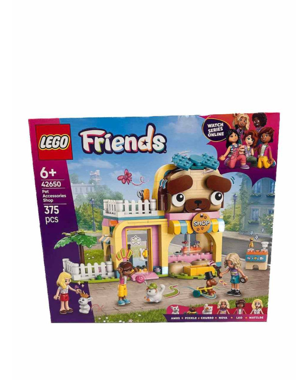 Конструктор LEGO для дівчинки 42650 Friends Магазин зоо аксесуарів