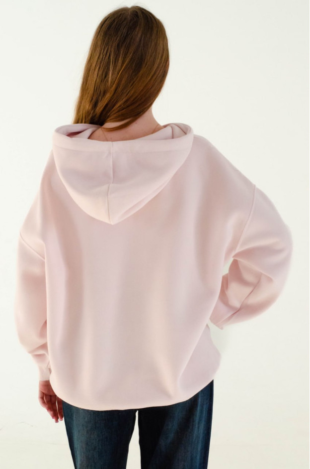 Худі для дівчинки весна-осінь 82049 котон рожевий What you wear 160(р) 