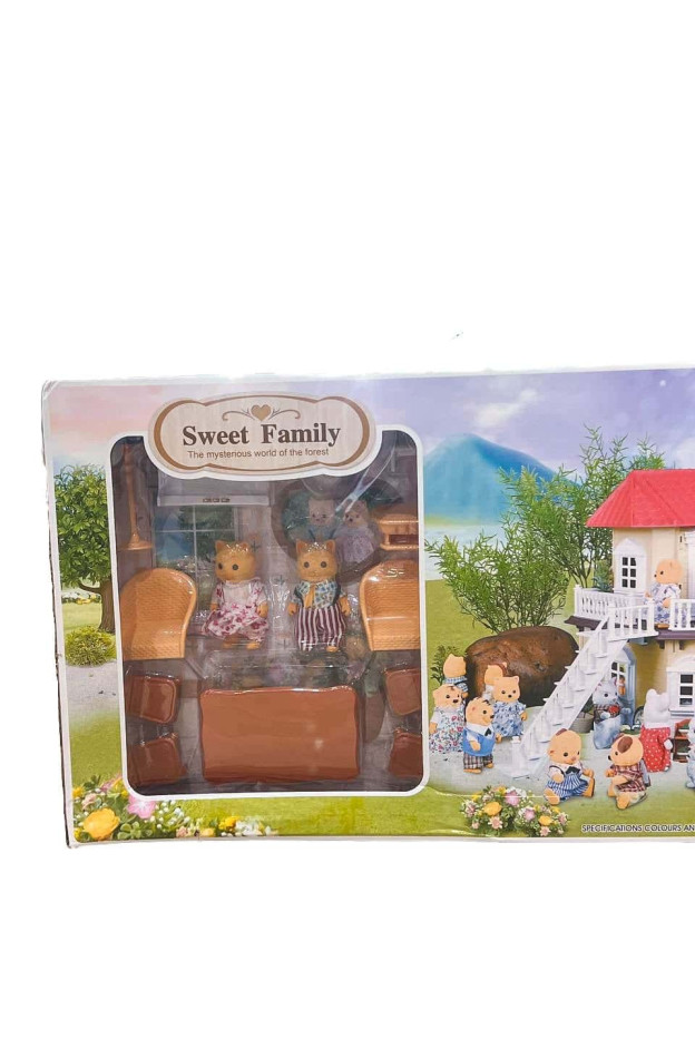 Будинок для дітей 012-01 Sweet Family 2 поверхи меблі/світло