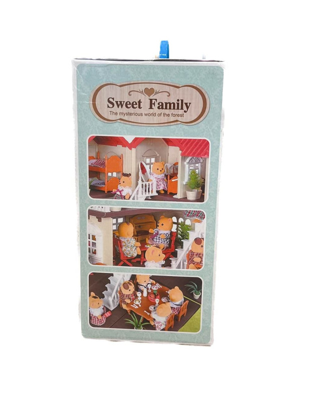 Будинок для дітей 012-01 Sweet Family 2 поверхи меблі/світло