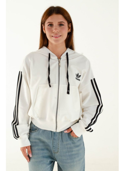Зіп-худі для дівчинки весна-осінь 1402 котон молочний Adidas S(р) 