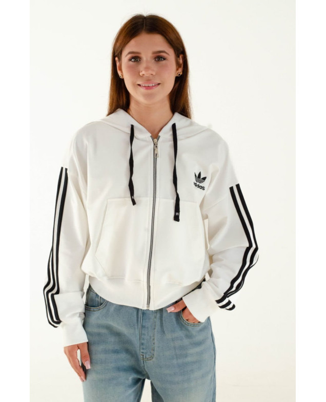 Зіп-худі для дівчинки весна-осінь 1402 котон молочний Adidas S(р) 