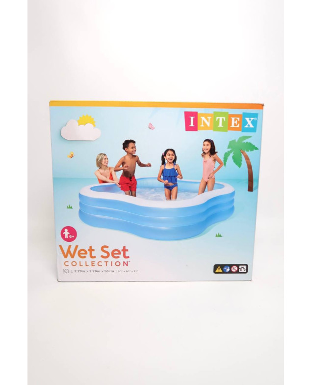 Басейн INTEX для дітей 57495 Сімейний 229*229*56 см на 1250 л.