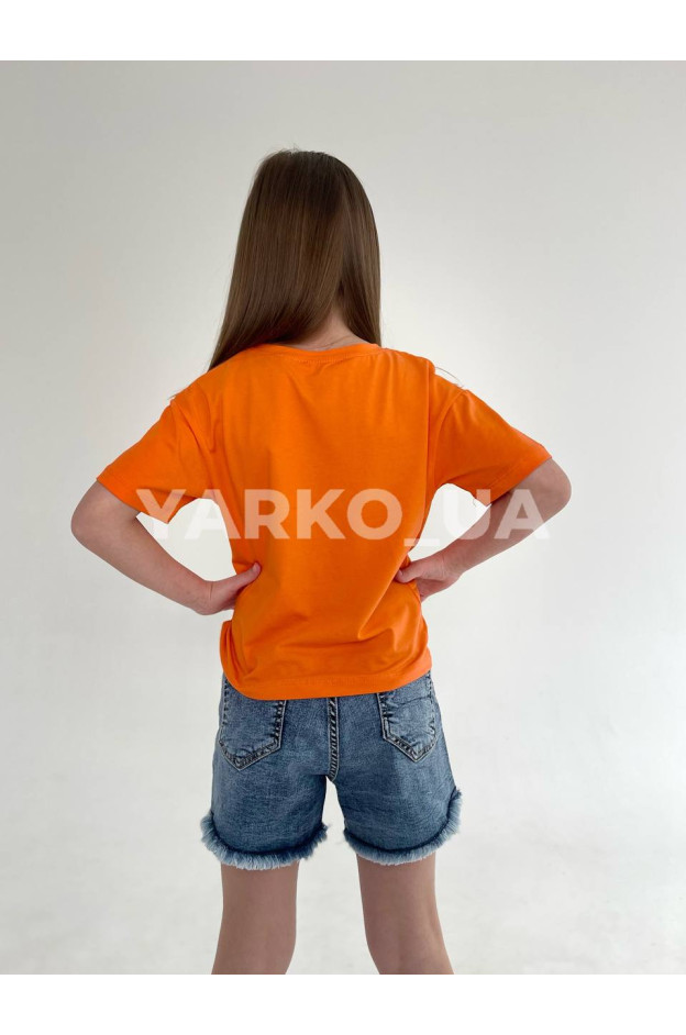 Футболка Туреччина літо uni 0711 котон Authentics оранж 134(р)