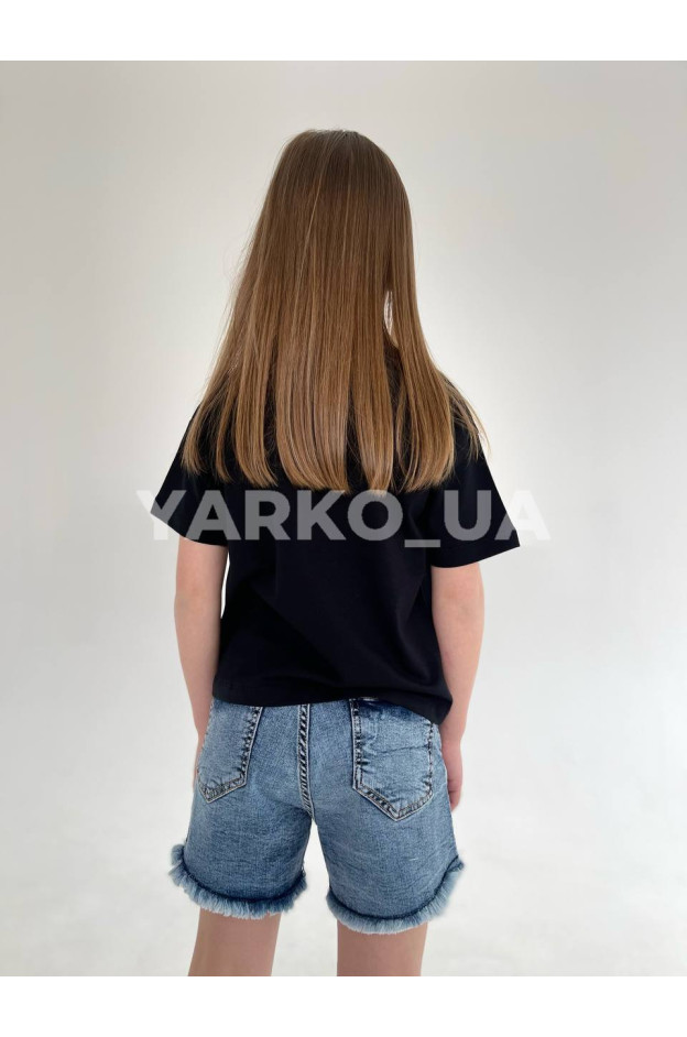 Футболка Туреччина літо uni 0711 котон Authentics чорний 146(р) 