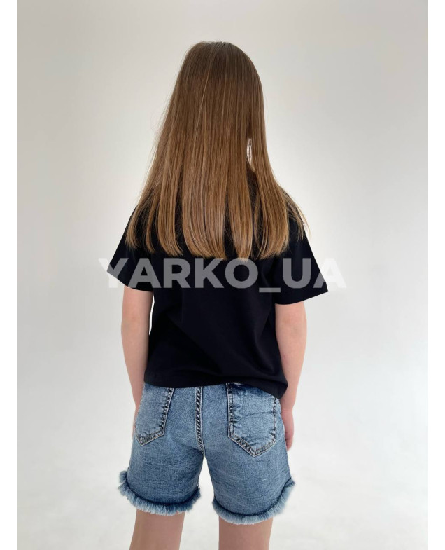 Футболка Туреччина літо uni 0711 котон Authentics чорний 146(р) 