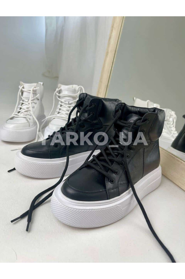 Хайтопи uni весна/осінь 606 з натуральної шкіри Prada 36(р)