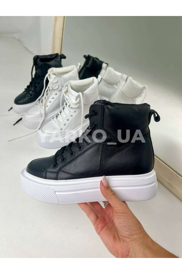 Хайтопи uni весна/осінь 606 з натуральної шкіри Prada 36(р)
