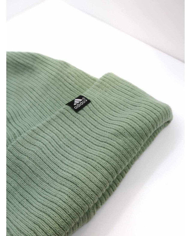 Шапка uni на зиму 995183 акрил/фліс Adidas оливка 53-57(р)