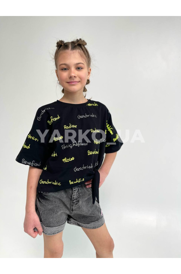 Шорти DOMINIK літо для дівчаток F253 котон Vogue сірий 152(р)