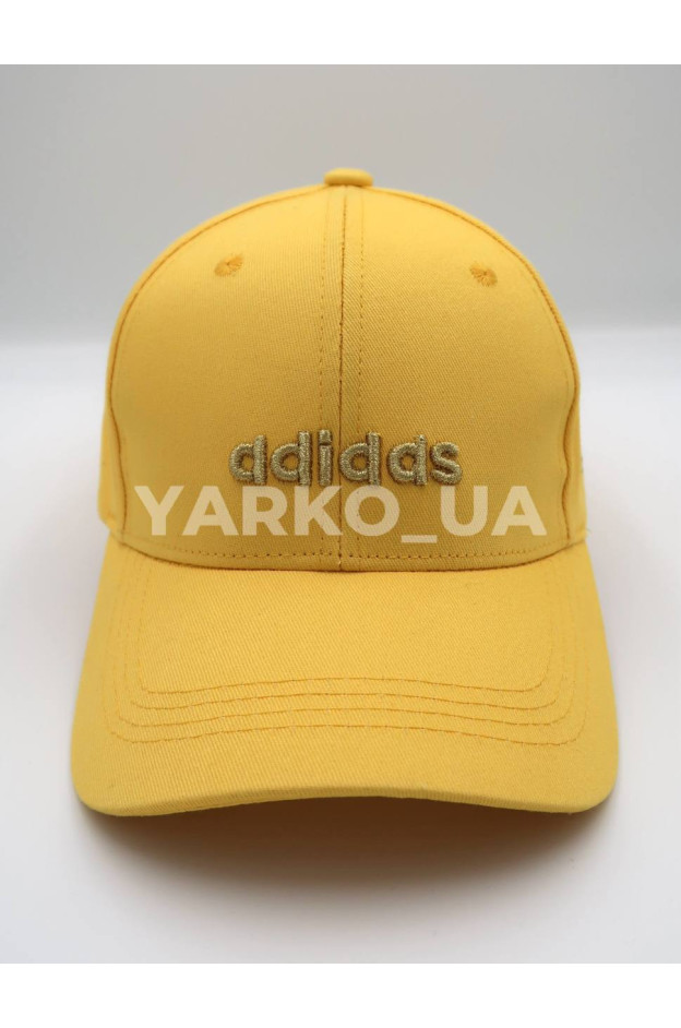 Бейсболка для дівчат весна/осінь, літо 995492 котон жовтий Adidas 55-57(р)