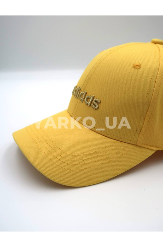 Бейсболка для дівчат весна/осінь, літо 995492 котон жовтий Adidas 55-57(р)