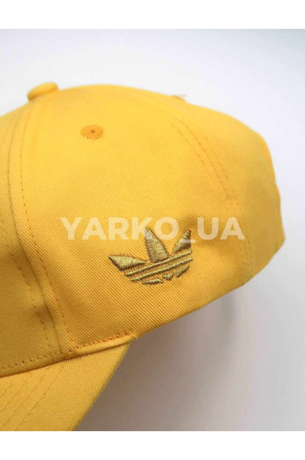 Бейсболка для дівчат весна/осінь, літо 995492 котон жовтий Adidas 55-57(р)