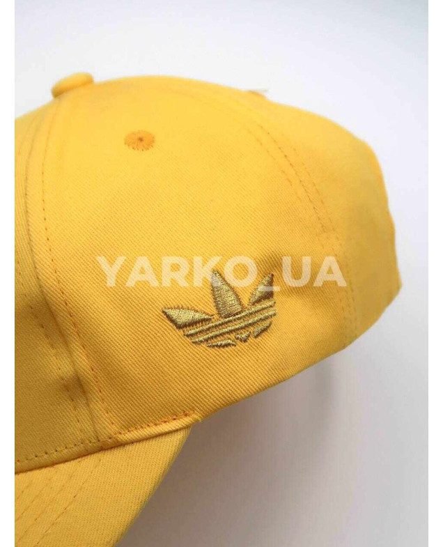 Бейсболка для дівчат весна/осінь, літо 995492 котон жовтий Adidas 55-57(р)