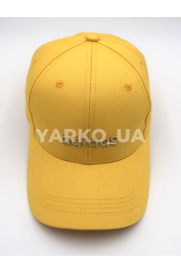 Бейсболка для дівчат весна/осінь, літо 995492 котон жовтий Adidas 55-57(р)