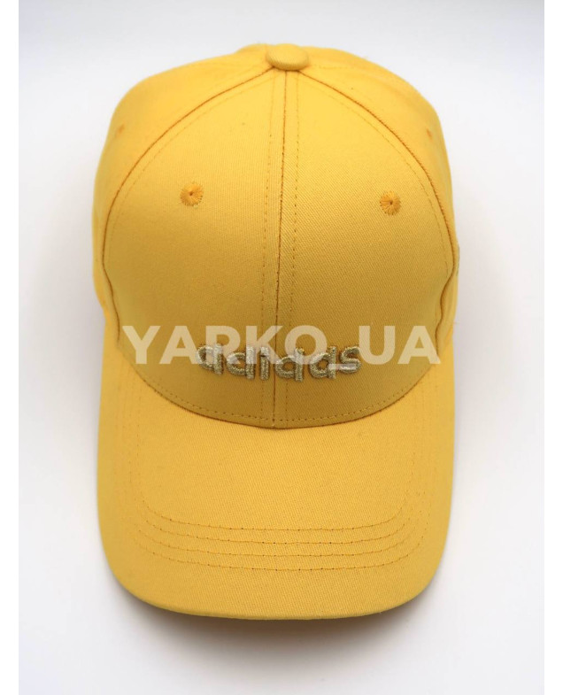 Бейсболка для дівчат весна/осінь, літо 995492 котон жовтий Adidas 55-57(р)