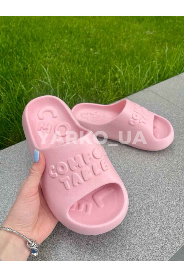 Шльопанці для дівчат на літо 309 EVA пудра comfort 39-40(р)