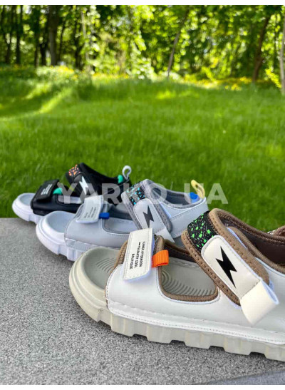 Босоніжки Jong golf для хлопчиків на літо C20306-3 EVA беж блискавка 35(р)