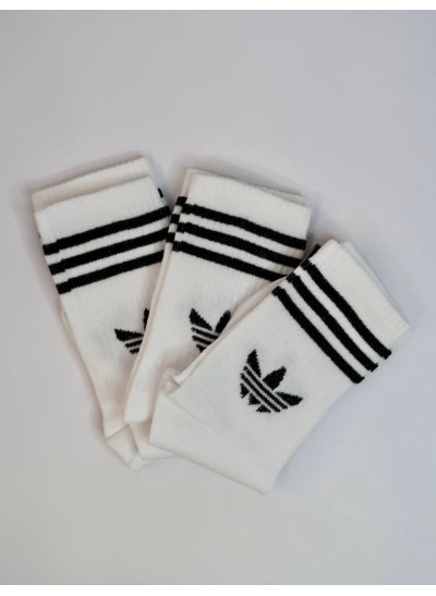 Шкарпетки uni весна/осінь 995581 котон білий Adidas високі 41-45(р) 
