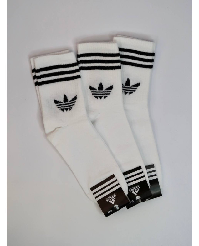 Шкарпетки uni весна/осінь 995581 котон білий Adidas високі 41-45(р) 