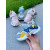Кросівки для хлопчиків весна/осінь JM2155-1B з еко-шкіри блакитні kids 18(р)