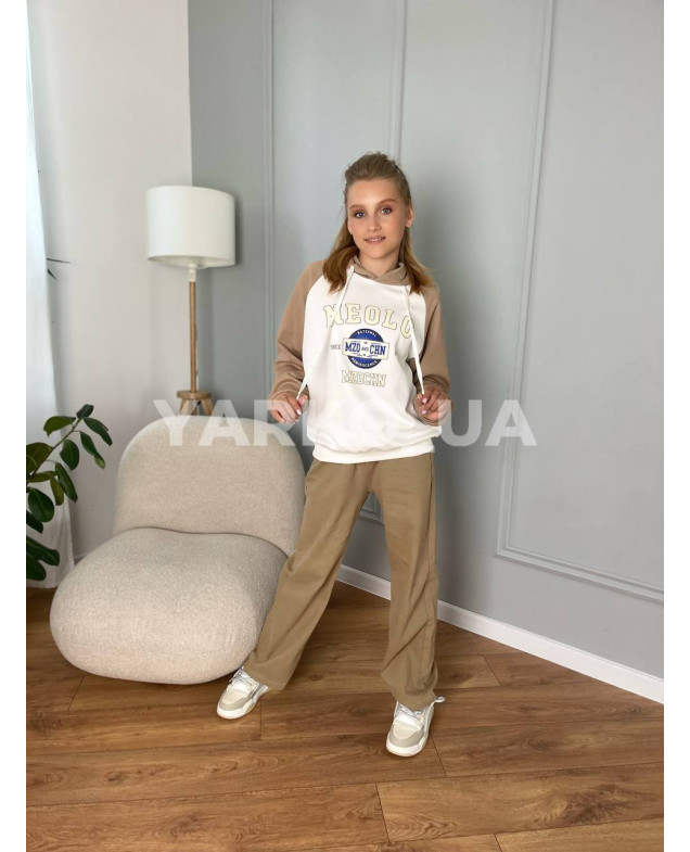 Джинси для дівчат весна/осінь 2302 з котону у 3 кольорах 130(р)