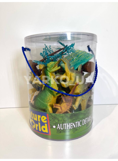 Набір іграшок Китай D33704 Nature world динозаври 18 деталі