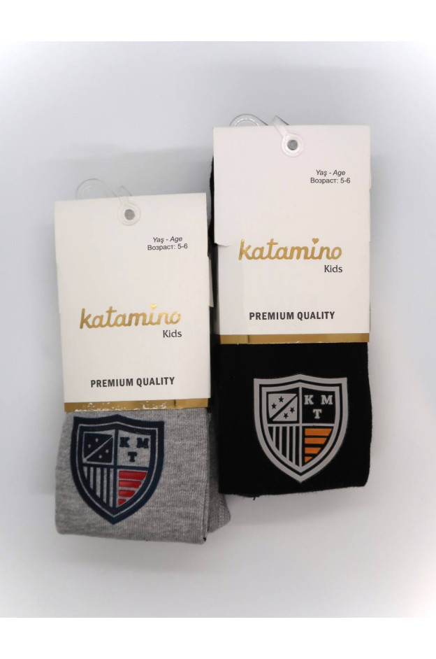 Колготи Katamino весна-осінь для хлопчиків K32233 котон герб різнокольоровий 5-6(р)