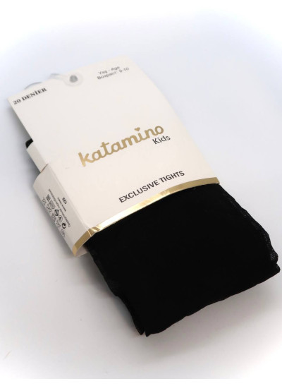 Колготи Katamino весна-осінь для дівчаток K60177 капрон бренди чорний 7-8(р)