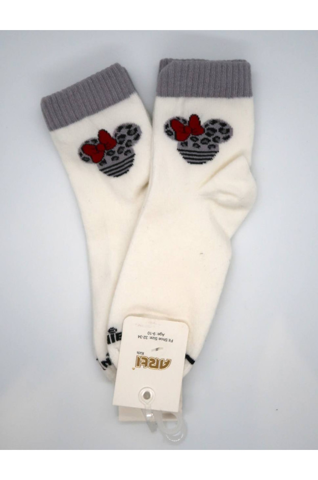 Шкарпетки для дівчаток сезон весна/осінь 200441 з котону minnie 9-10(р) 