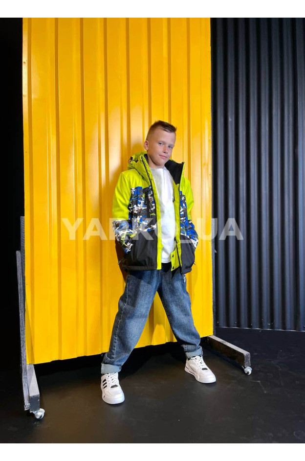 Куртка зимова гірськолижна для хлопчиків B3394 з тінсулейту/флісу Design 146(р)