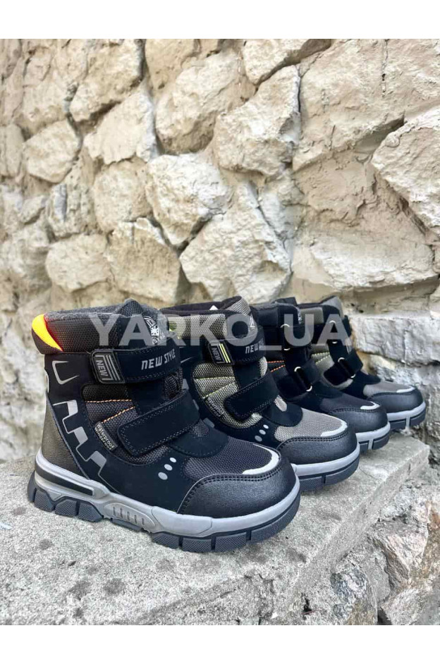 Черевики зимові для хлопчиків T-10664 з хутром new 27(р)